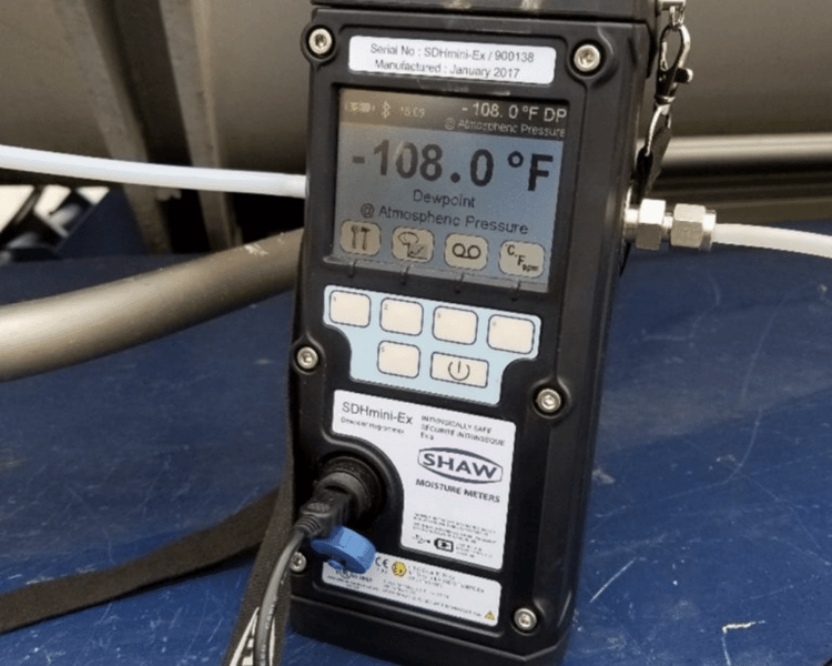 Shaw handheld dewpoint meter